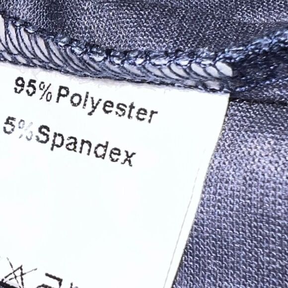 Cute blue bleach splash look top with legends in print - Picture 9 of 9